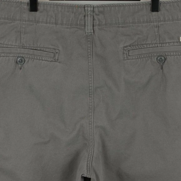 Pantalones Cortos Carga Trinity Para Hombre Talla 42 Gris Algodón Informales Frente Plano Foto 4 de 4
