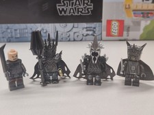 LOTR Sauron, Rey Brujo, Gothmog, Boca de Sauron Juego de Minifiguras Lego Personalizadas