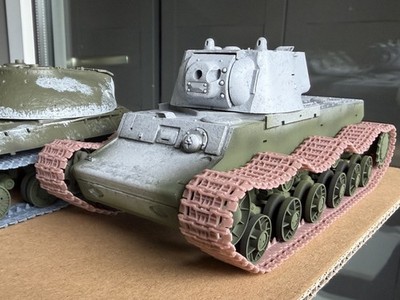 1:35 Russian heavy tank workable tracks, KV1, IS3, IS2, KV2, IS1, 3D printed