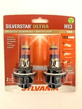 Sylvania H13 Silverstar Ultra 9008 High Performance Halogen Headlight 2 Bulbs Sylvania H13 Silverstar Ultra 9008 High Performance Halogen Headlight 2 Bulbs