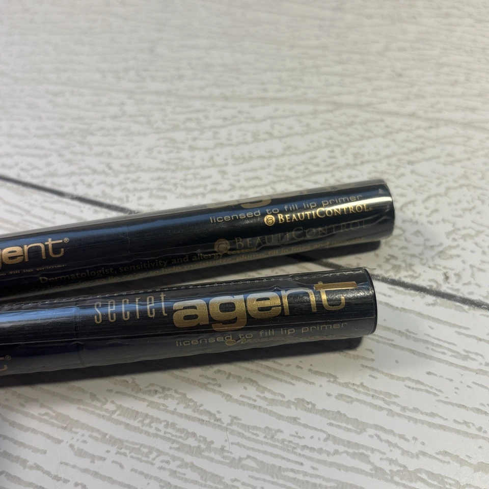 BeautiControl Secret Agent 2 Lot Licensed To Fill Lip Primer .07 oz Sealed NEW - Image 2 of 3