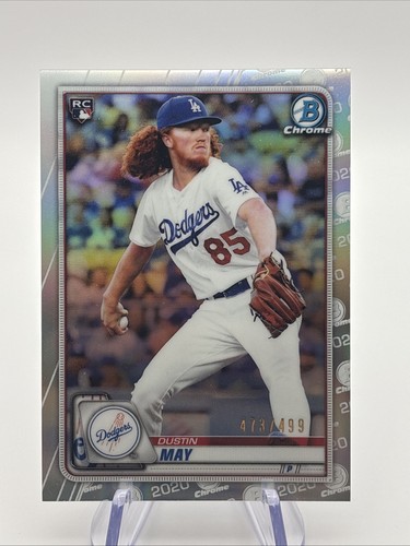 2020 Bowman Chrome Dustin May RC Rookie Refractor /499