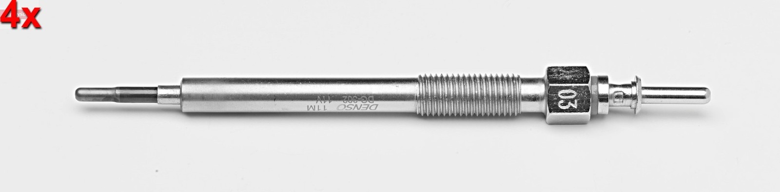 DENSO 4x Glow Plugs For HONDA Civic VII OPEL Astra G VAUXHALL 00-18 1214062