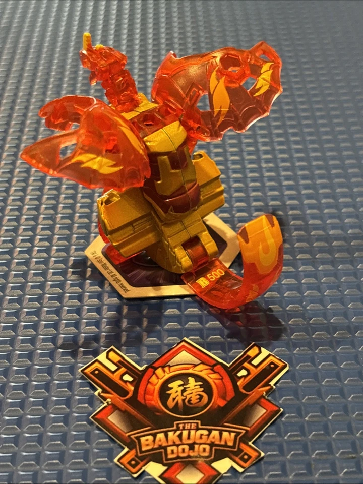 Bakugan: Evolutions | Pyrus 🔥Platinum Dragonoid | B500| Metal/Translucent ￼ - Image 2 of 4