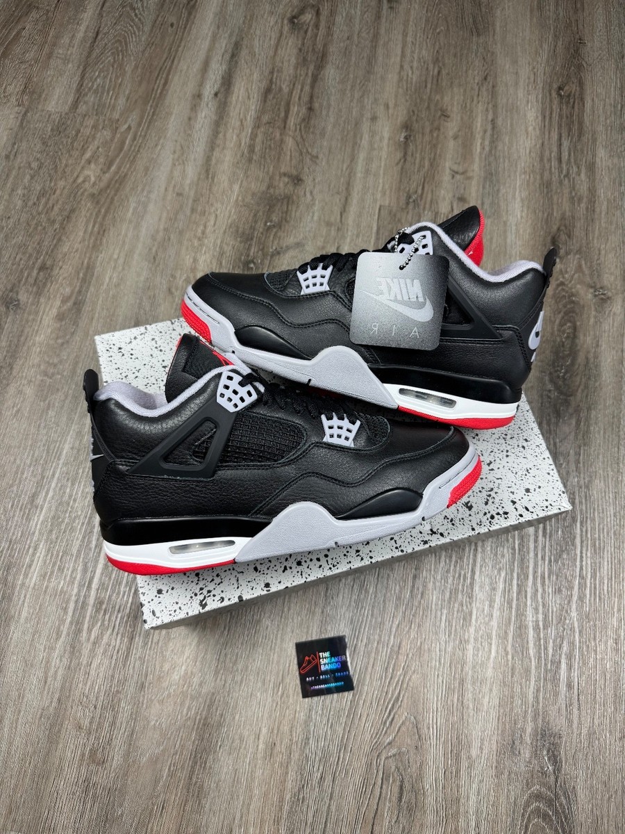 Air Jordan 4 Retro Bred Reimagined SHIPS NOW! | eBay