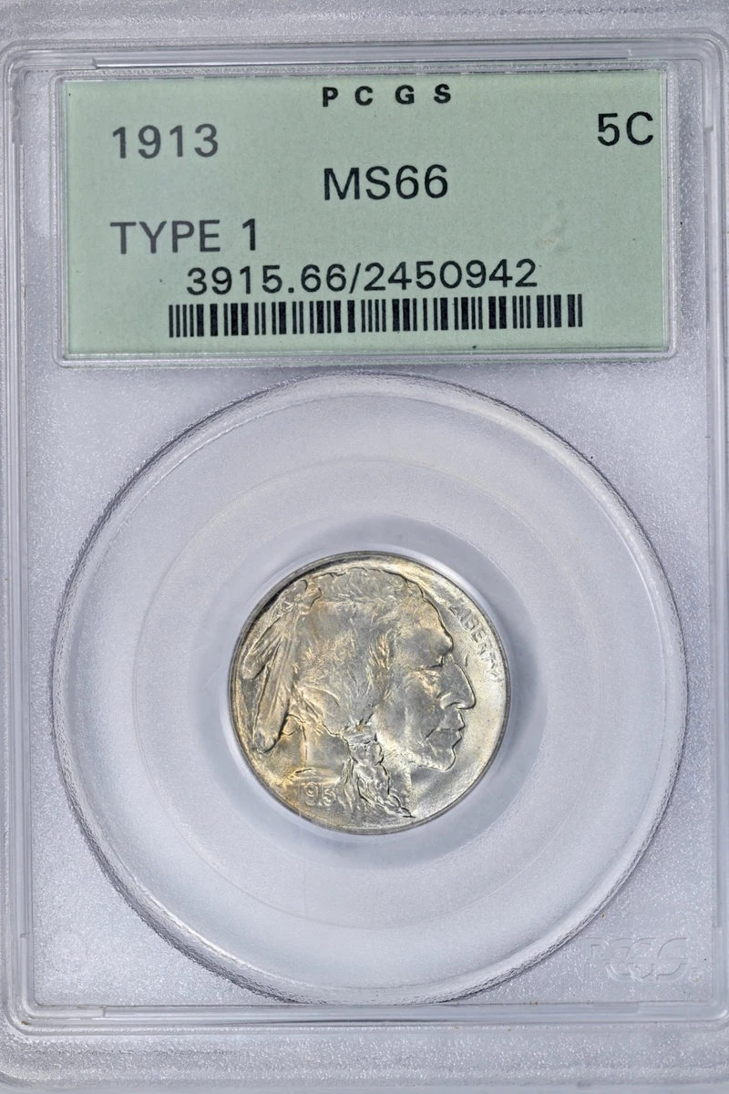 MS 66 Graded 1913 Year US Buffalo Nickels (1913-1938) for sale | eBay
