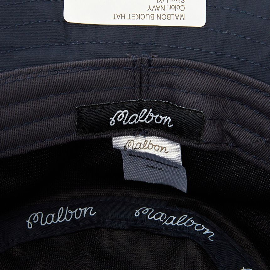 Malbon Golf Men's Bucket Hat M9426 NVY 147309114 image 8