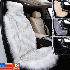 Faux Sheepskin Seat Covers Long Wool Front Car Seat Covers Universal For Suv Car