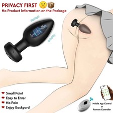 Vibrador anal Bluetooth juguete sexual para mujeres masajeador de próstata enchufe para glúteos