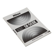 Nikon SB 50 DX Autofokus Blitzgerät Bedienungsanleitung
