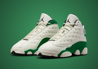 Air Jordan 13 Retro GS NWD 5.5Y HQ0780 Sail Pine Green max force jumpman 