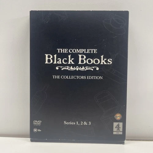 Black Books Series 1 2­ & 3 Collector’s Edition DVD TV Show Slip Case Region 4