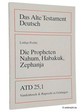 Lothar Perlitt: Die Propheten Nahum, Habakuk, Zephanja (ATD, 25/1) | Vandenhoeck