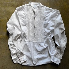 1920s Vintage Arrow Cluett Peabody Co Tuxedo Shirt 14 1/2 35 Made in USA