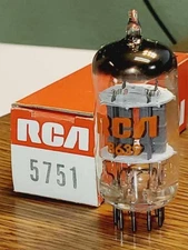 RCA 5751 NOS/NIB MaxiPreamp2/TV7 Tested (1)Tube Lot