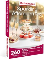 Red Letter Days Sparkling Afternoon Tea Experience Gift Box for 2 – 260 Luxur