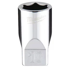 Milwaukee Tool 45-34-9036 1/4 In. Drive 10Mm Metric 6-Point Socket With Four