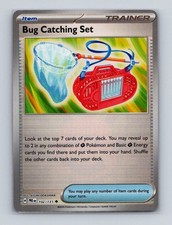 Bug Catching Set 102 2025 Pokemon Prismatic Evolutions Poke Ball Holo Card NM+ c