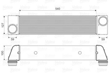 Ladeluftkühler VALEO 818357 für BMW ROVER RANGE E67 E66 LANDROVER E65 7er 730 3