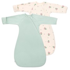 Baby Transitional Swaddle Sack Arms Up Mitten Cuffs - 2 Pack 6-12 Months