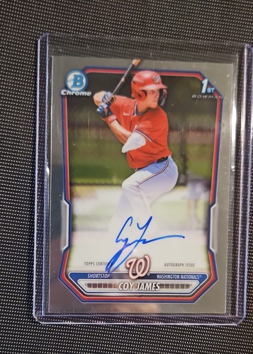 Coy James #CPA-CJ 2026 Bowman Chrome Prospect Autograph card