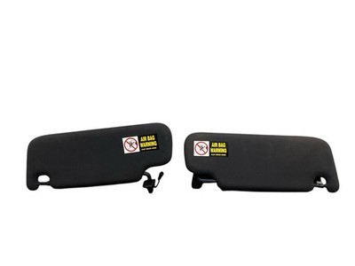 2017-2024 MASERATI LEVANTE OEM FRONT RIGHT & LEFT SUN VISOR SHADE SET BLACK