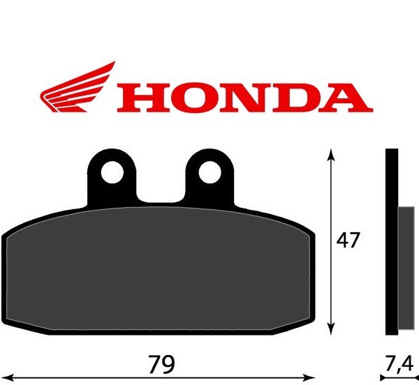 BremsbelÄGe Vorne HONDA-HM Italia XL 200 R2 1987-image