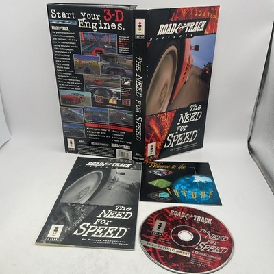 Road & Track Presents: The Need for Speed CIB Pioneer EA 3DO Video Game 1994