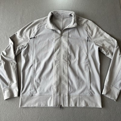 Lululemon Tactic Jacket Mens XXL Gray Commuter Full Zip Athletic Performance Gym