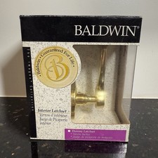 Baldwin Classic Lever Latchset Dummy-Polished Brass 95445-030-RDM USA Made