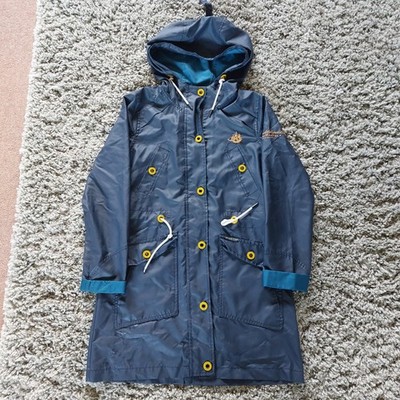 Vintage DreiMaster Schmuddelwedda Navy Parka XS Women's Hooded Jacket