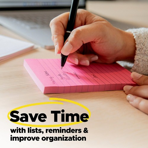 Post-it Super Sticky Pop-up Notes 3" x 3" Summer Joy Collection 90 Sheets/Pad - Picture 7 of 9