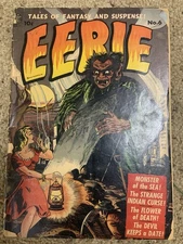 Eerie #6 Pre Code Horror PCH Avon Comics cover separated & detached