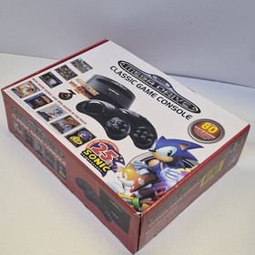 Boxed Sega Megadrive Console Mini Classic 80 Games 2 Wireless Controllers VGC