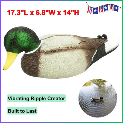 MOJO Rippler Wildlife Feeder Realistic Waterfowl & Duck Motion Decoy For Hunting