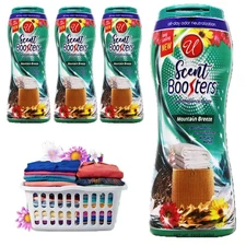 4 Laundry Boosters Mountain Breeze Scent In-wash Beads Fragrance Eliminates Odor