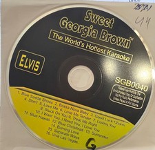 40 ELVIS SWEET GEORGIA BROWN KARAOKE CDG LOT FL GA