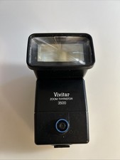 Vivitar Zoom Thyristor 3500 Shoe Mount Flash Untested 29qs