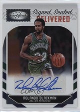 2018 Certified Signed Sealed Delivered /99 Rolando Blackman #SSD-RBK Auto 07d9