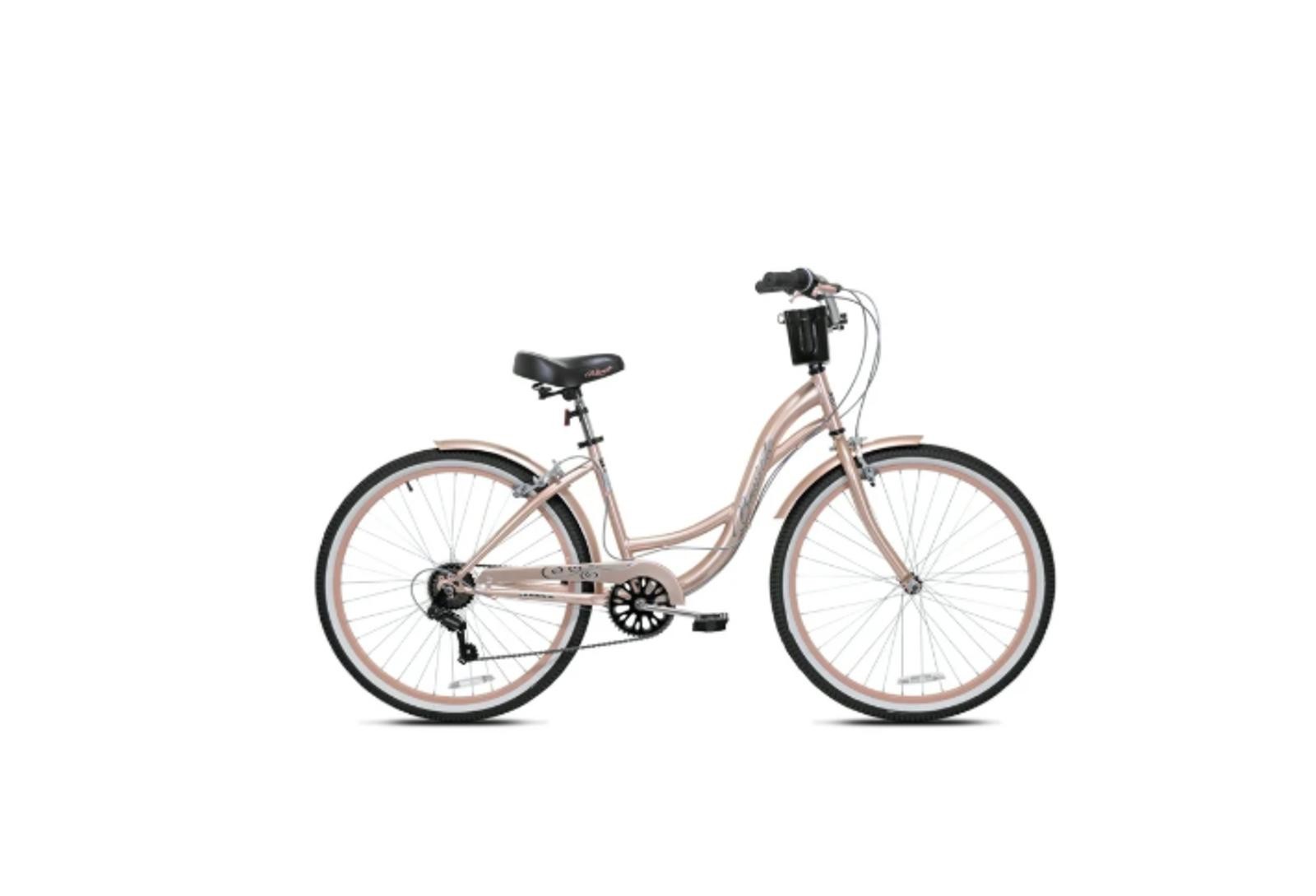 26" Kent Bayside Cruiser Bike &ndash; Rose Gold &ndash; Adult Unisex