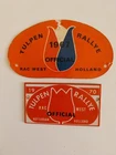 Tulip Rally 1967 And 1970 Officials Passes