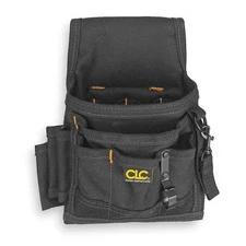 Clc Work Gear 1503 Tool Pouch, Tool Pouch, Black, Polyester, 9 Pockets