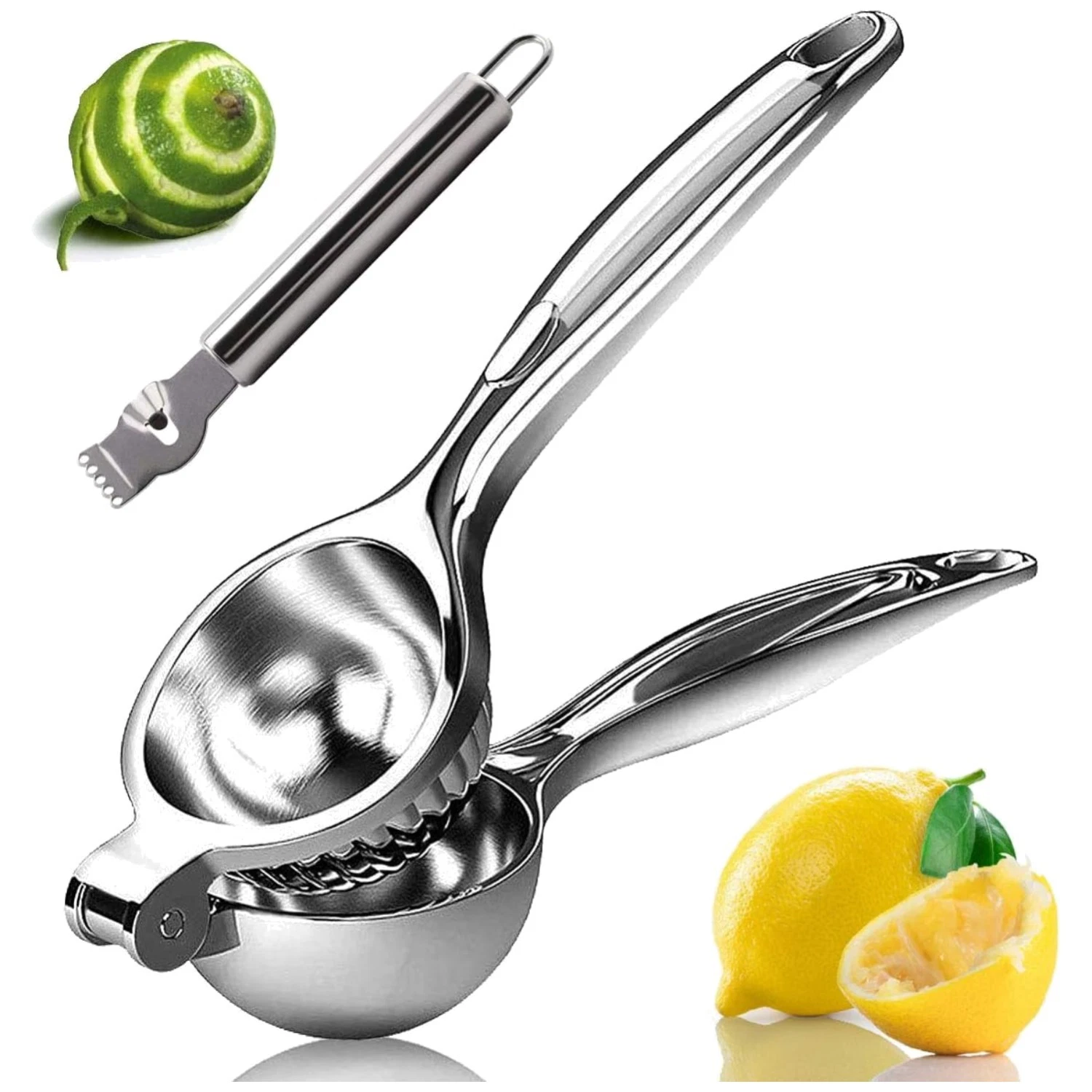 Manual Lime Squeezer with Stainless Steel Zester
Opens in a new window or tab