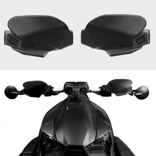 Motorcycle Handguards Bike Wind Deflector Ample Space Brake Lines Accommodation - Picture 3 of 12