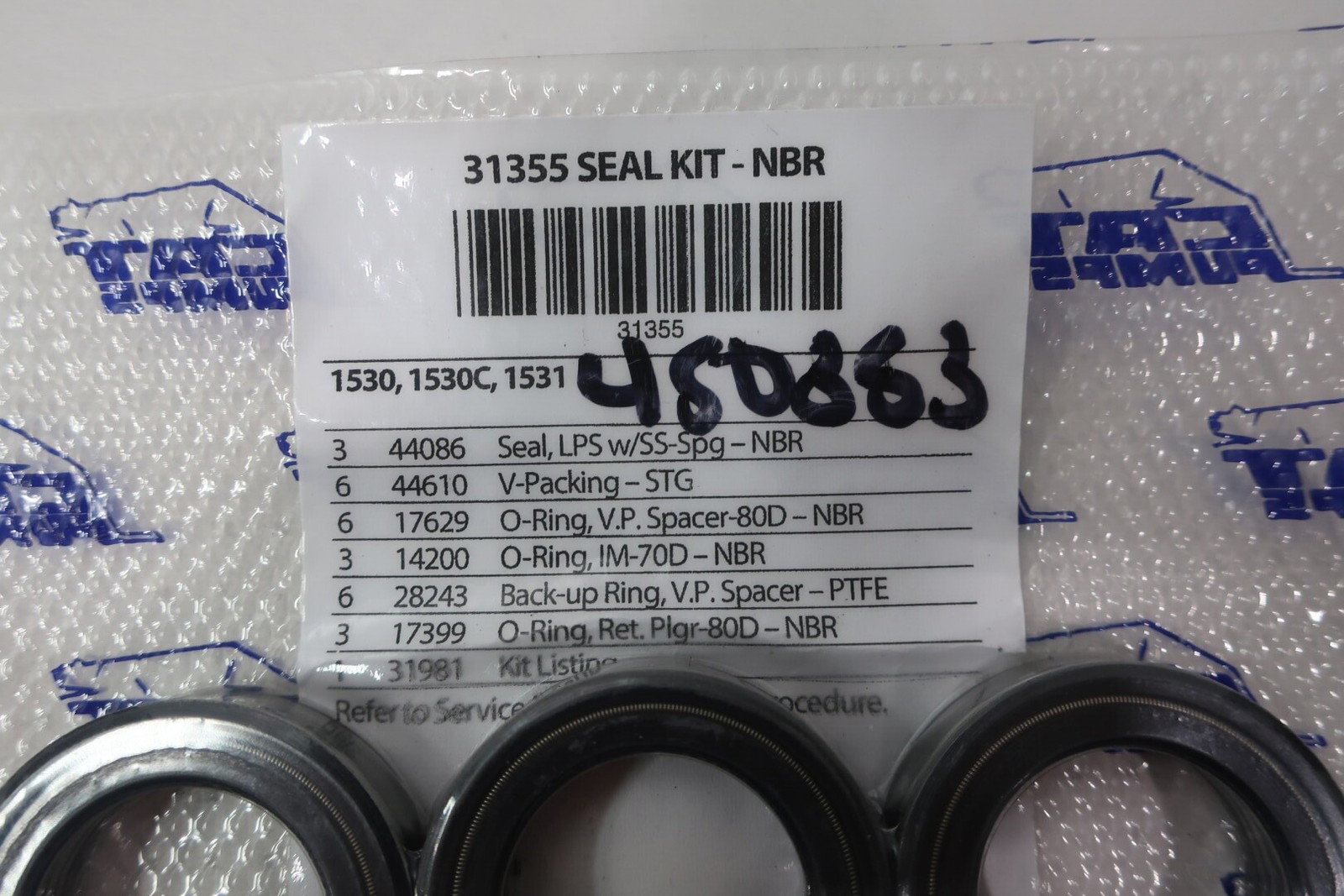 Cat Pumps 31355 Pump Seal Kit Nbr