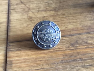 Harley-Davidson Metal Replacement HD Snaps Buttons Leather Jacket Vest Type 3