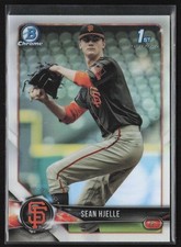 2018 Bowman Draft #BDC-139 Sean Hjelle Chrome Refractors San Francisco Giants