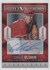 2014 Panini Elite Extra Edition Prospects 484/799 Chris Oliver #49 Auto 2l7
