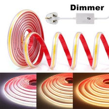 230V COB LED Strip Light Dimmable Tape Light for Bedroom, Living Room Ceiling