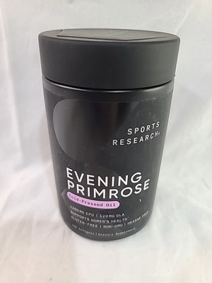 Sports Research Evening Primrose Oil Dietary Supplement - 240 Mini Gels Softgels